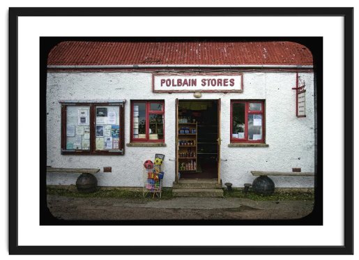 The village store at Polbain in the Scottish Highlands